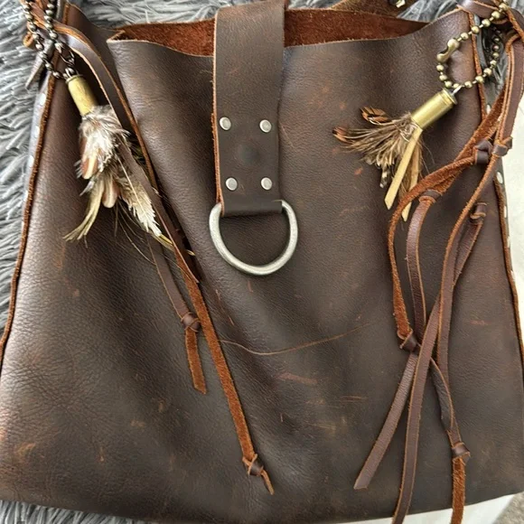 Women's Leather Crossbody - Picture 3 of 13